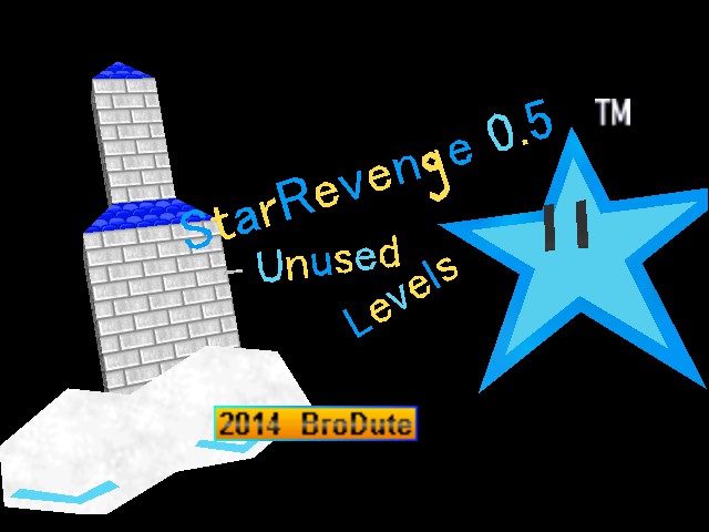 Star Revenge 0.5 - Unused Levels Title Screen
